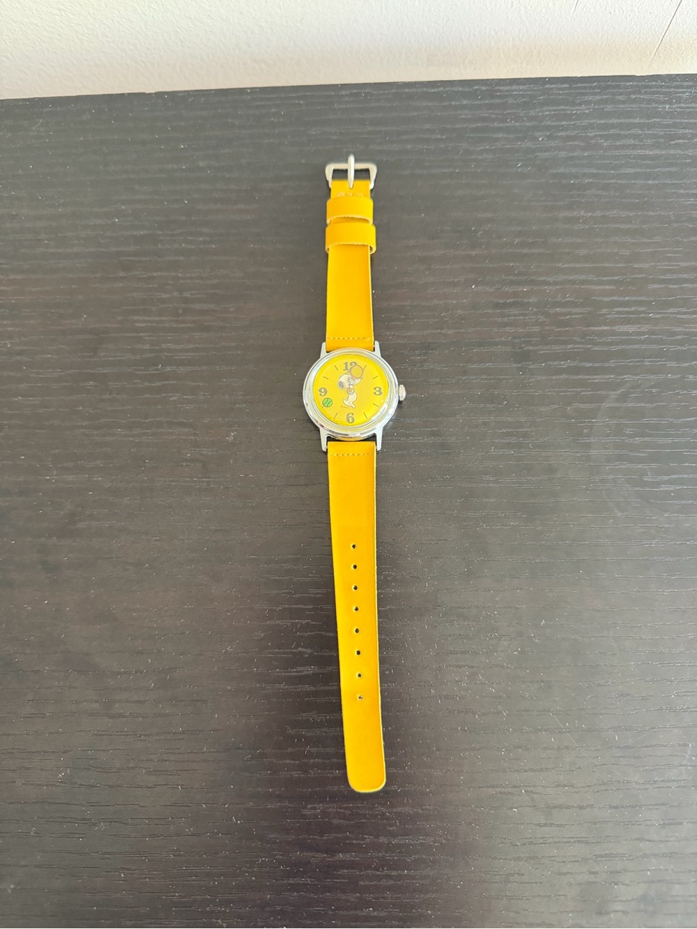 Vintage Timex Peanuts Snoopy tennis wristwatch